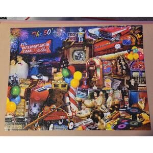 The Fifties 50s Decade Puzzle Nostalgic Senior Citizen Retro 750 Pc